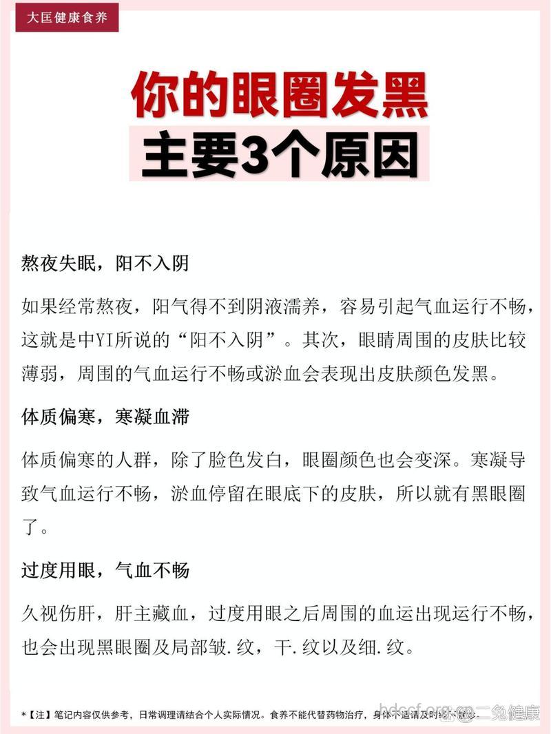 黑眼圈的形成原因有哪些?