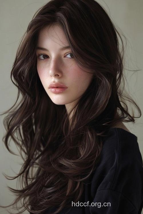 超模回归长刘海造型