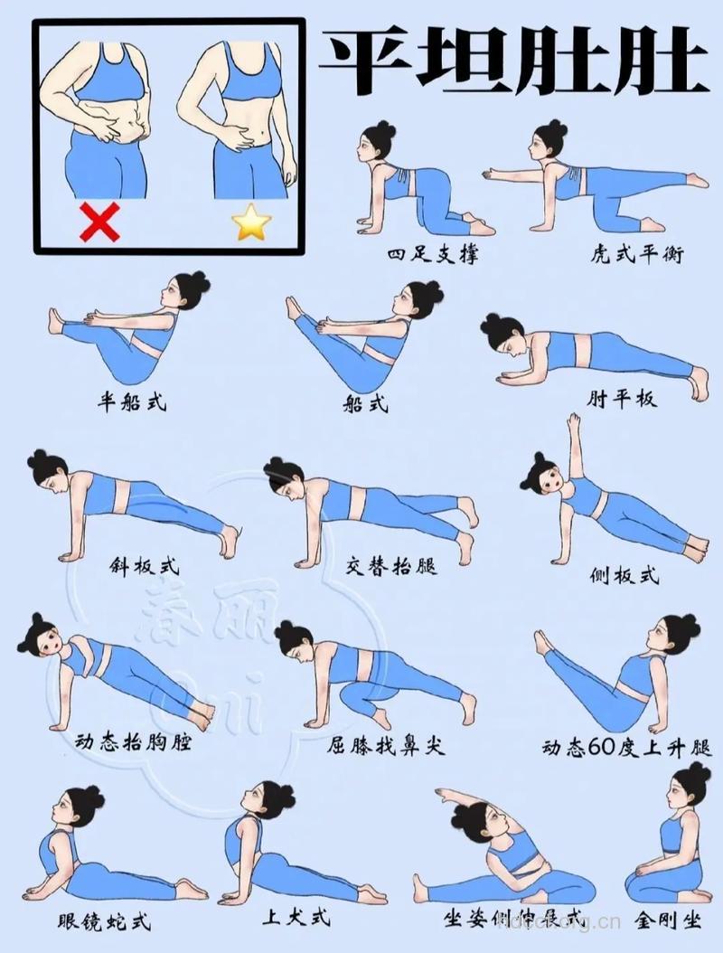 甩掉小肚腩赘肉的7个动作