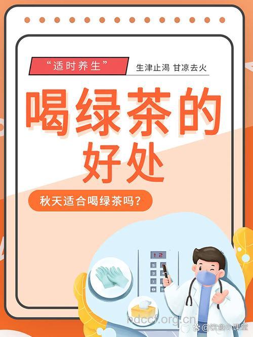 面对电脑要喝绿茶护肤