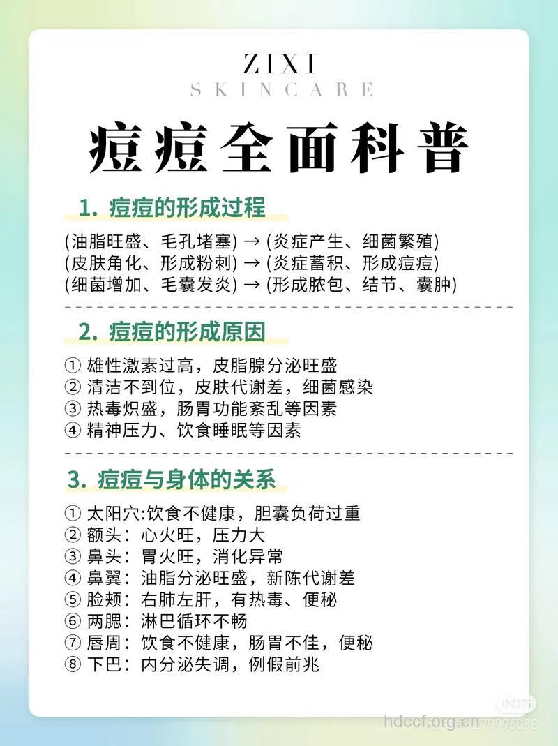 学会这四点痘痘不再复发