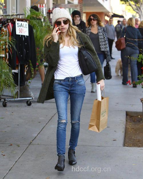 09秋季最新街拍欧美明星长发造型