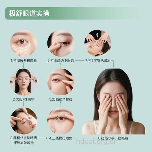 通过眼部按摩 解决各种眼部皮肤问题