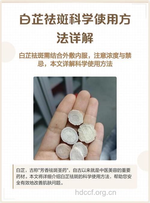 白芷可以祛斑吗