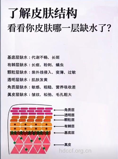 皮肤缺水的表现及4种缺水类型