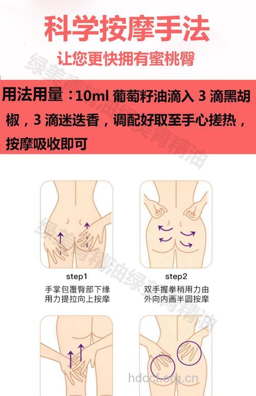 如何按摩赶走臀部脂肪