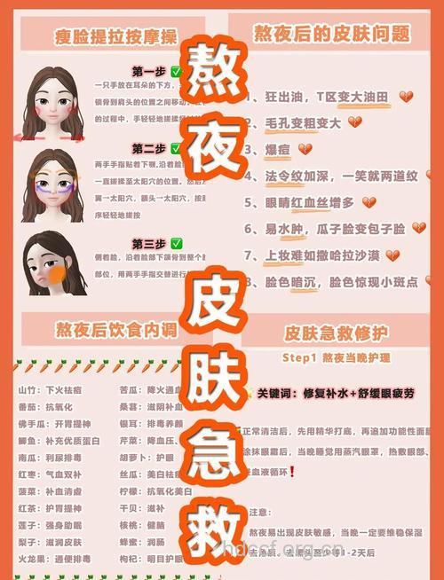 遭遇加班熬夜 如何修复皮肤?