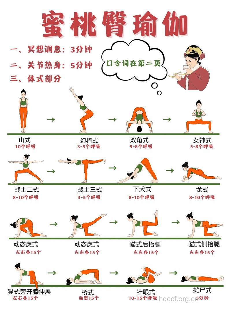 四个动作拯救扁平臀部