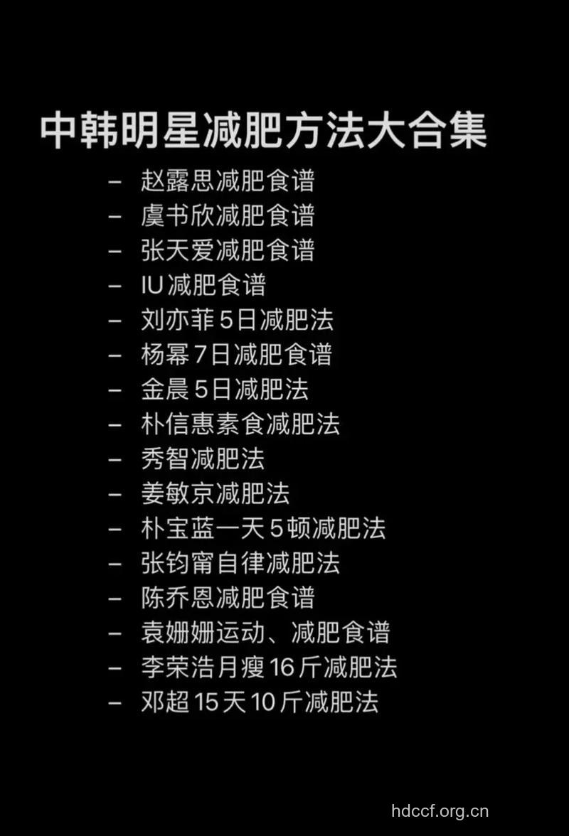 明星们是怎样利用减肥药瘦身的