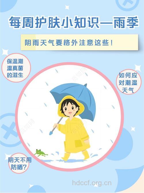 如何在下雨天保护皮肤