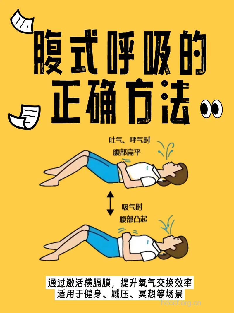 每天做10分钟腹式呼吸 时刻保持小腹平坦