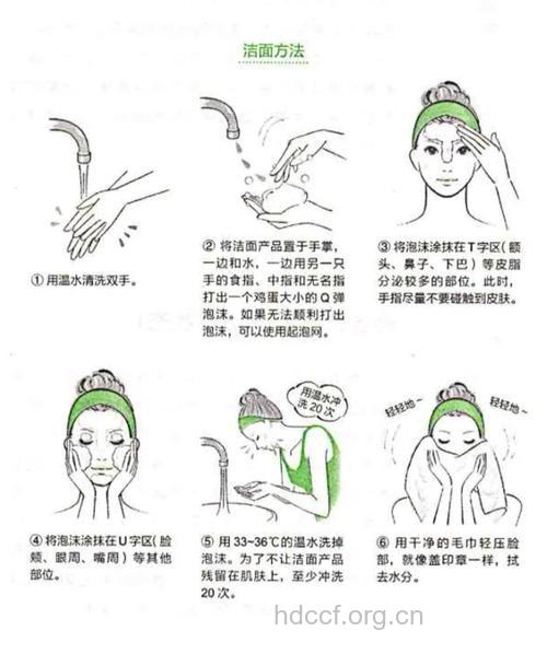 日常生活怎么正确洗脸