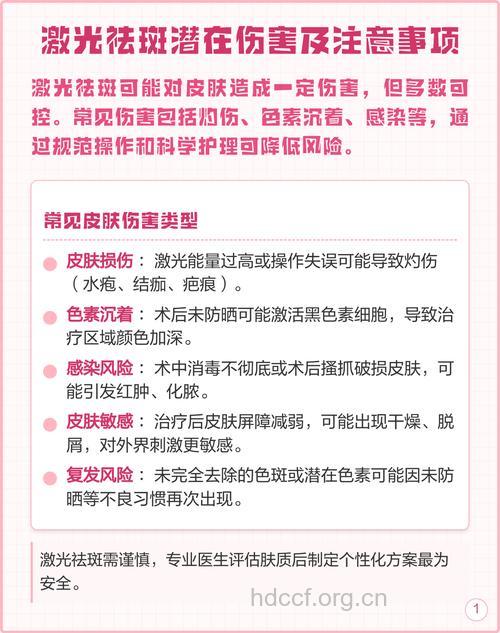 各种祛斑方法造成的伤害