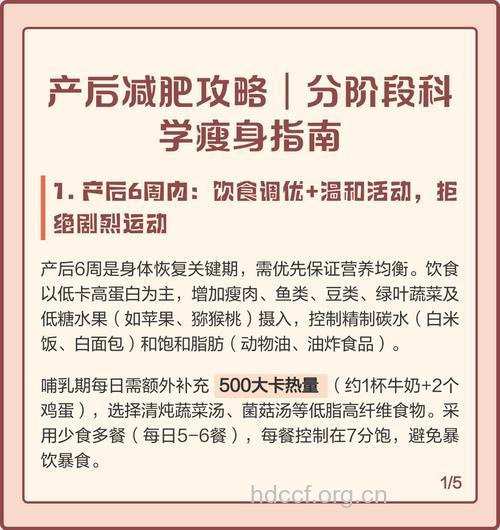 产后妈妈有哪些减肥指南