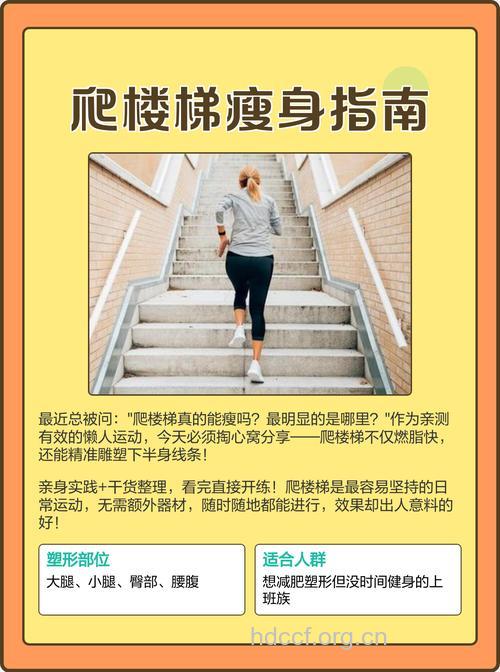 瘦身攻略：爬楼梯减肥法