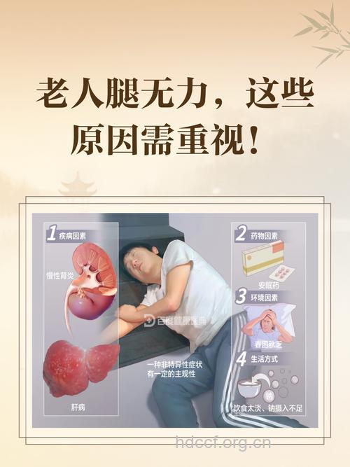 哪些疾病导致老年人双腿无力