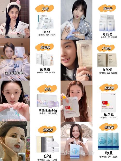 明星们最爱的面膜大公开