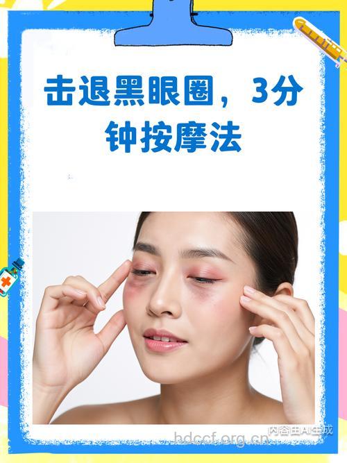 冬季祛除黑眼圈的按摩方法