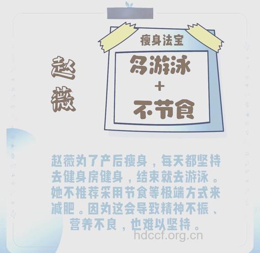 明星妈妈产后瘦身的方法