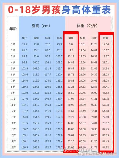 儿童体重有什么样的变化