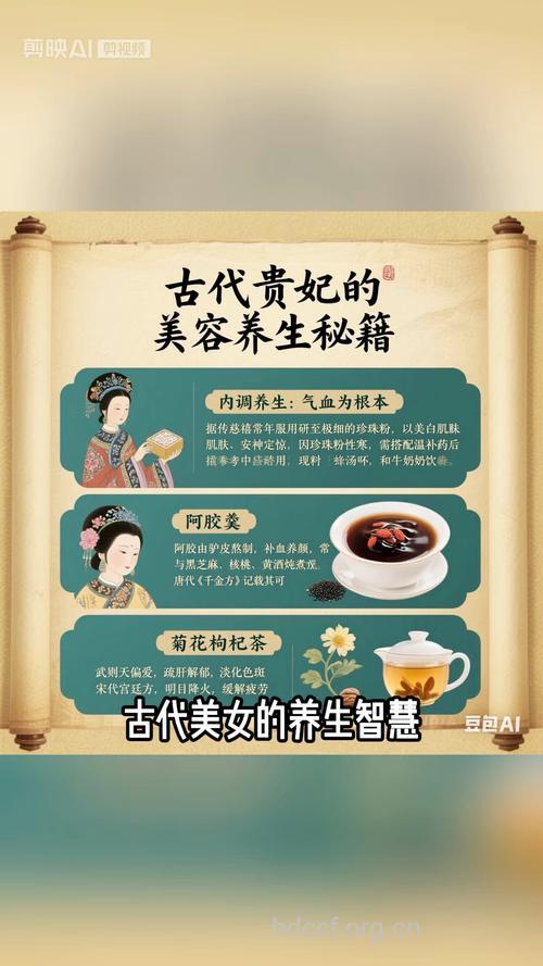 看古代美女如何养护容颜