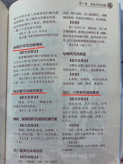 民间有哪些验方治雀斑？