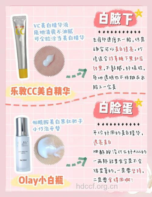 有效选择美白产品的6个注意