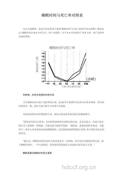 午睡会增加老人的死亡率