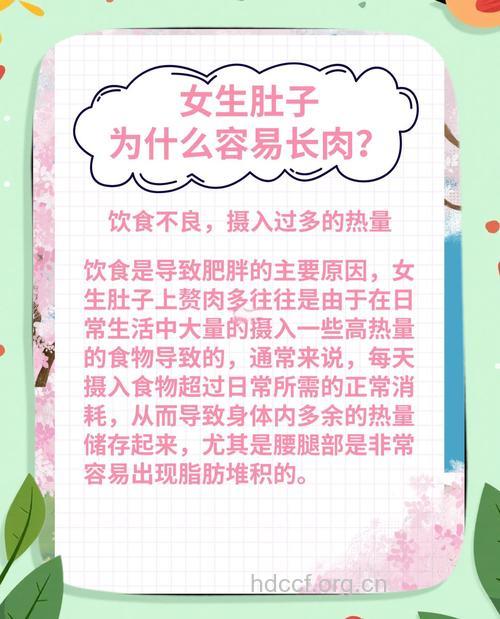 为什么很多女生不胖却有很多赘肉