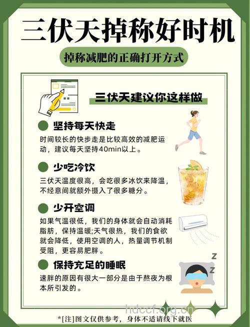 三伏天是减肥的最佳时机 这5个方法别错过