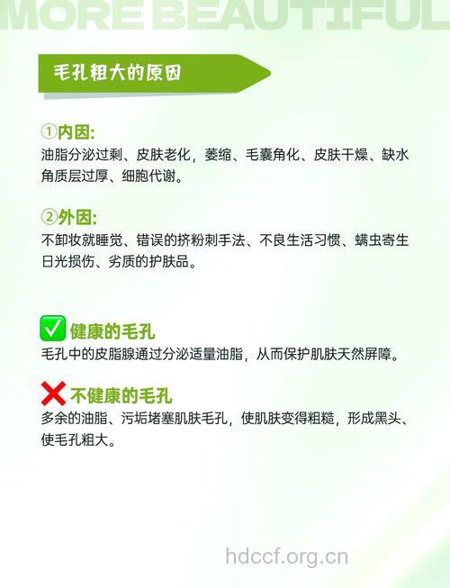 引起毛孔粗大的因素有哪些