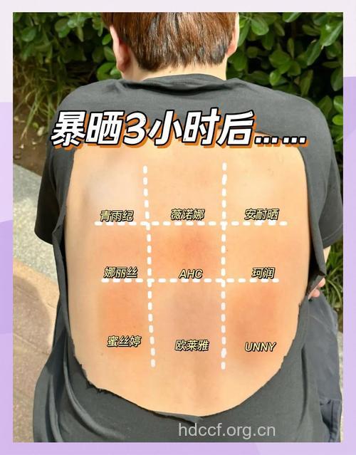 防晒效果怎么看