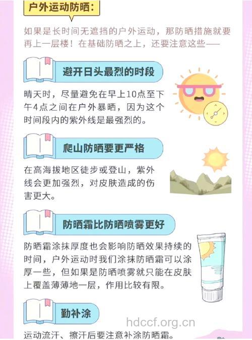 春季防晒 必备的防晒知识