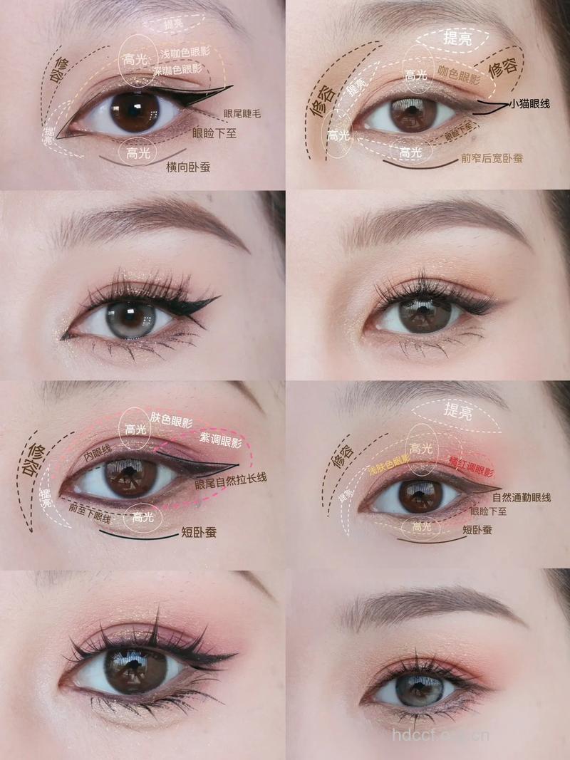 眼妆教程：五步打造大眼萌妹纸