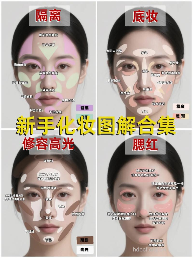 三个妆容重点 告别恼人脸型