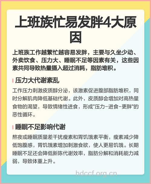 为什么会导致上班族发胖