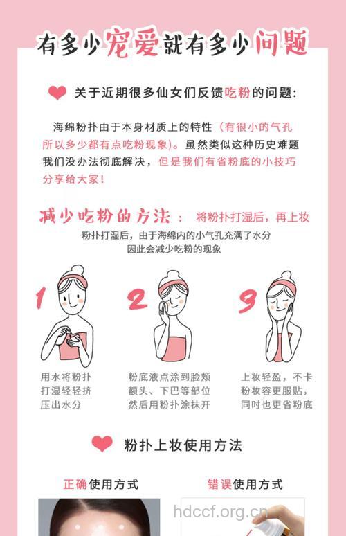 粉扑用法及功能大科普