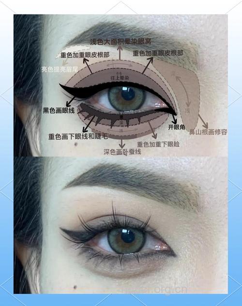 冷艳气质的眼妆怎么画