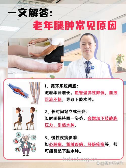 让老人腿脚发肿的几种疾病