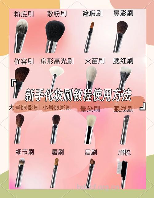 新手化妆必备3把刷