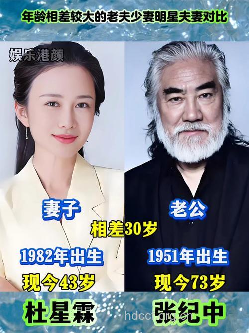 细数:娱乐圈典型的几大老夫少妻配