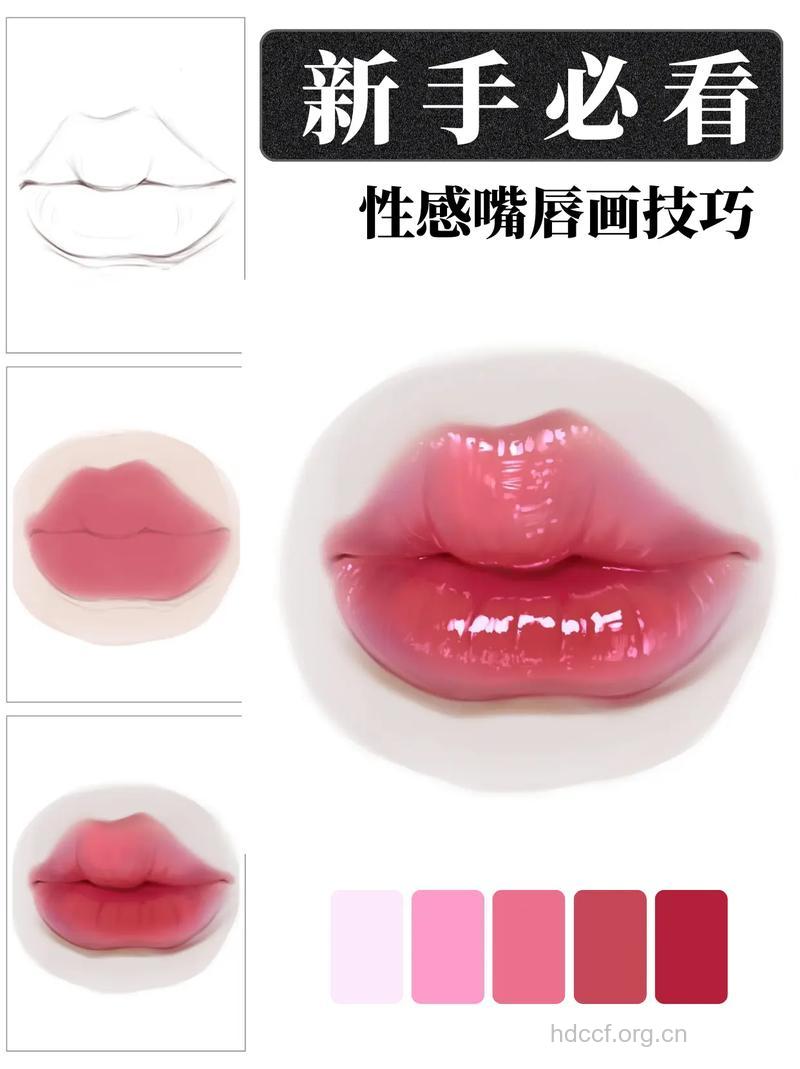性感的嘟嘟唇要怎么画