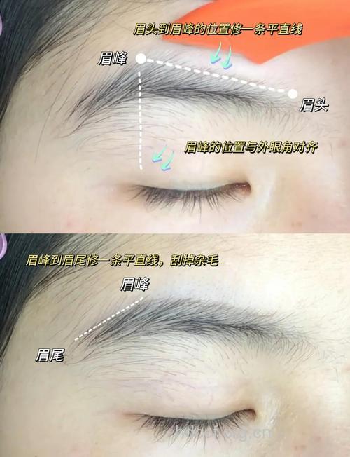 修理眉毛的技巧