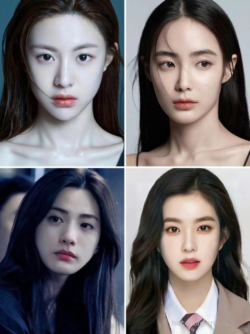 韩国拼合出最标准美女脸