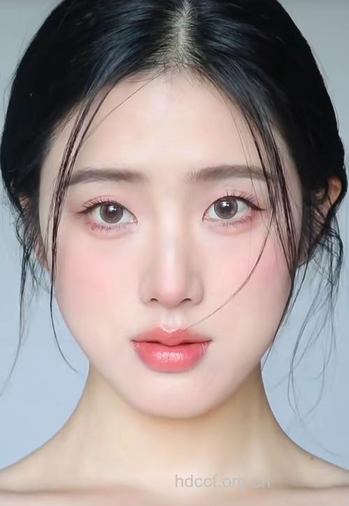 学韩剧女主角的清透妆容