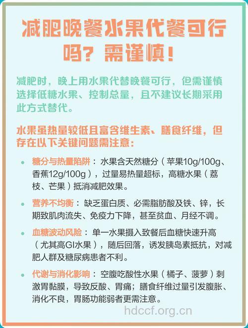 水果代替晚餐真的能减肥吗