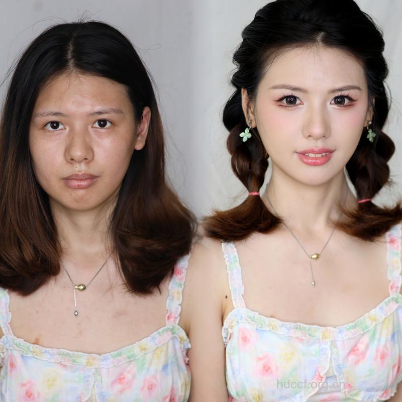 女人化妆前后的惊人变化 老太婆变少女可以吗