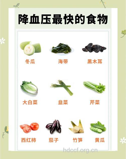 五种蔬菜帮助老人降压
