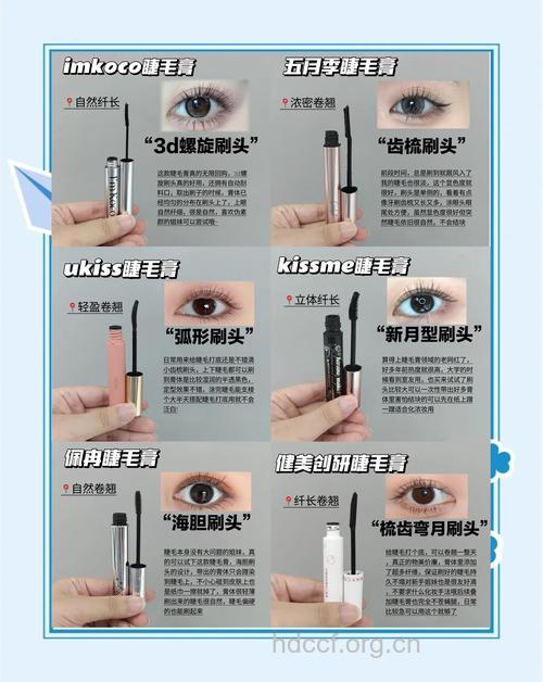 睫毛短少试试梳型睫毛膏吧