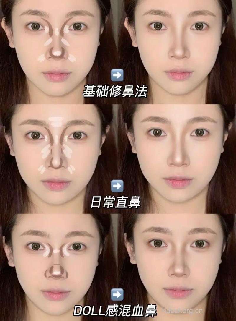 鼻影化妆术 拯救3类不完美鼻
